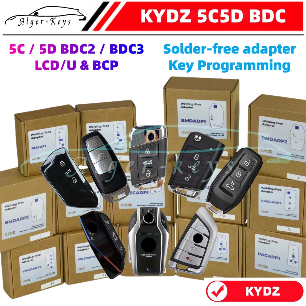 Algernon-keys KYDZ MQB49 5C 5D MQB Reading adapter BDC G Key BCP U Key LCD Key use KYDZ CUBE KYDZ