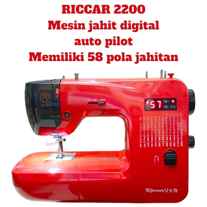 mesin jahit - RICCAR 2200 MESIN JAHIT PORTABLE DIGITAL COMPUTERISED
