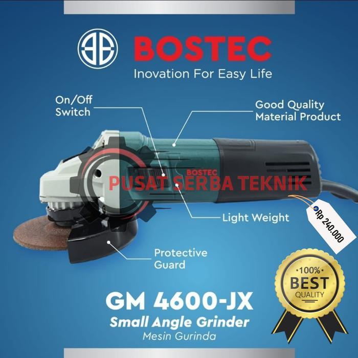 Mesin Gerinda Gurinda Grenda Bostec Gm 4600-Jx 4" Inch Germany Tech
