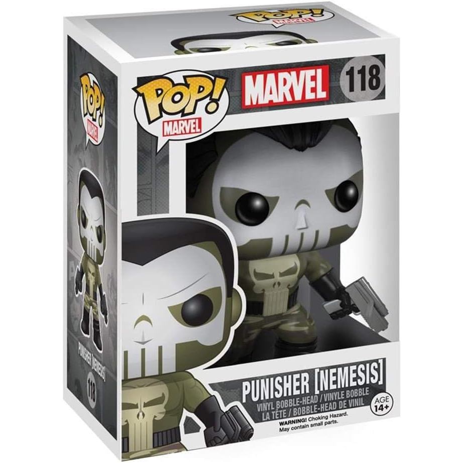 FUNKO POP FIGURE Marvel: Nemesis Punisher Action Figure