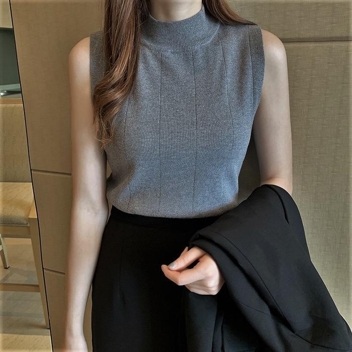 READY AJW [RM] Atasan Rajut Premium Inner Turtleneck Wanita Atasan Wanita Rompi Dalaman Baju Jilbab