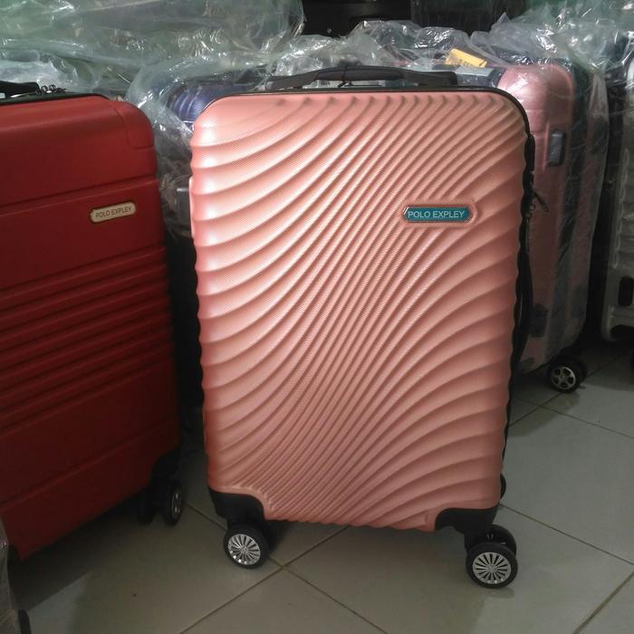 Tas Koper Fiber Polo Exply Import 20Inch Tas Pakaian Protection Lock