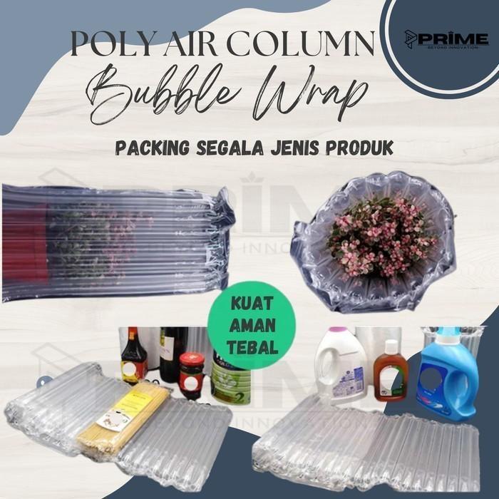 Bisa Termin Bubble Wrap Kolom Udara - Tinggi 40Cm Air Poly Column Bag Cushion Roll Packing Paket