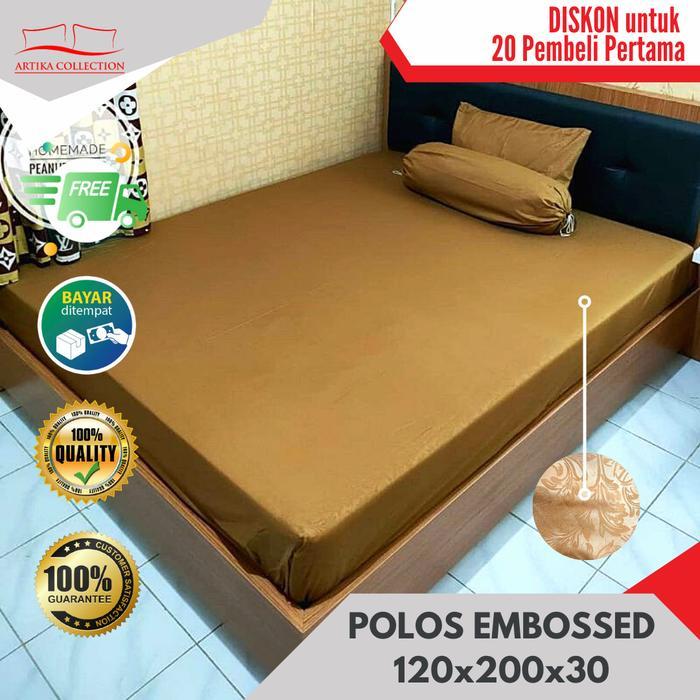 Sprei 120x200x30 Polos Emboss Seprai Tinggi 30cm Homemade Aesthetic