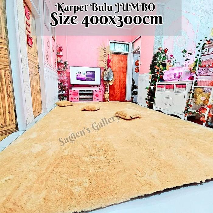 Karpet Bulu Lantai JUMBO Size 400x300cm