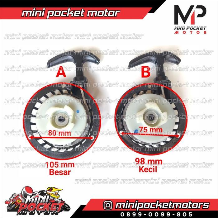 Pullstarter Tarikan Luar Motor Mini Gigi Plastik Motor Mini 50Cc 2T