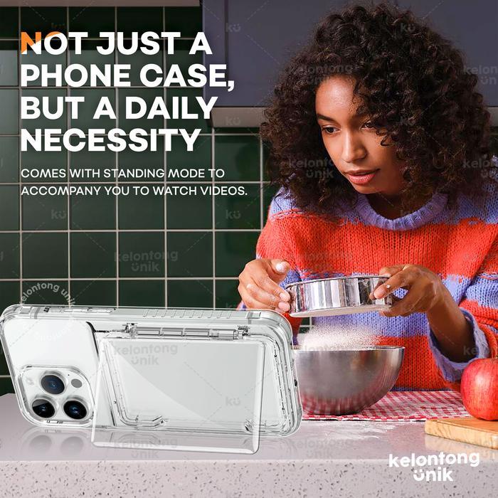 Premium Kelontong Unik Magic Door Card Case - Softcase/ Casing Hp For Iphone Samsung 11 12 13 14 15