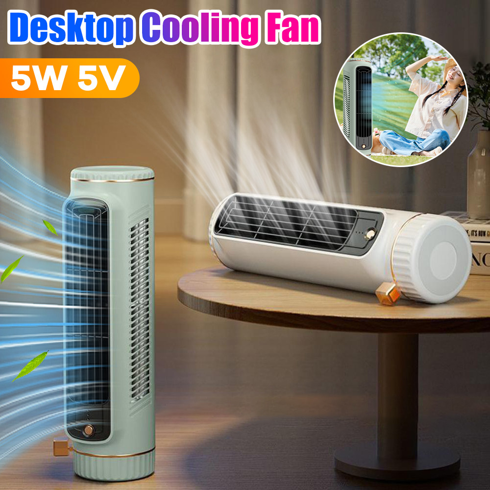 Household Desktop Tower Fan Portable Air Conditioner Fan Circulating Fan USB Charging Air Cooling