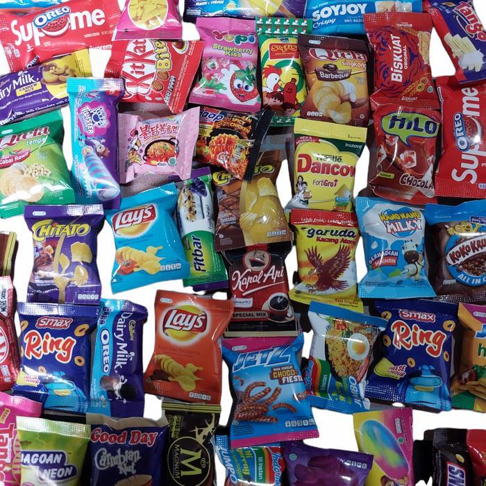 Magnet Kulkas Miniatur Snack