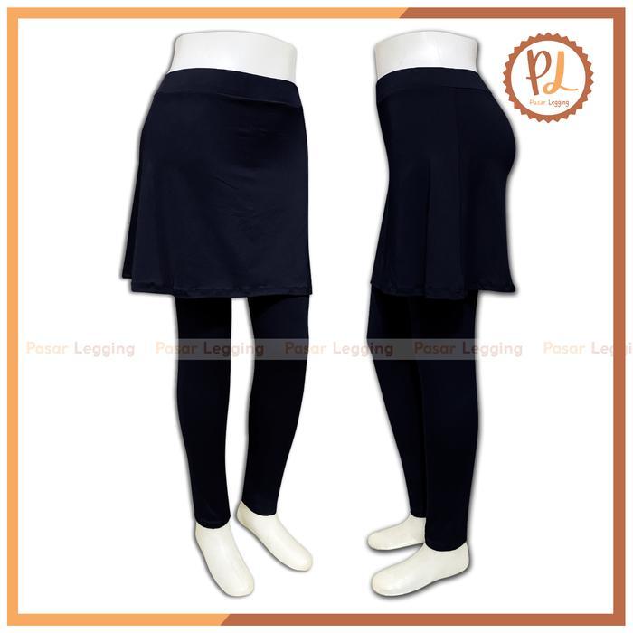 Legging Rok Spandek / Legging Rok / Legging Senam / Celana Legging Panjang Rok Bahan Spandek