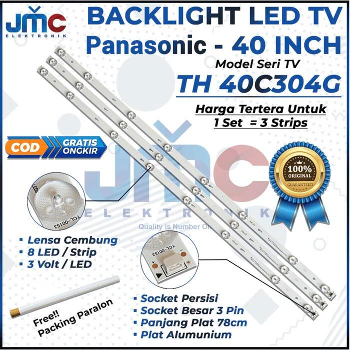 TERLARIS LAMPU BACKLIGHT TV PANASONIC TH-40C304G LED BACKLIGHT TV PANASONIC TH4 SALE