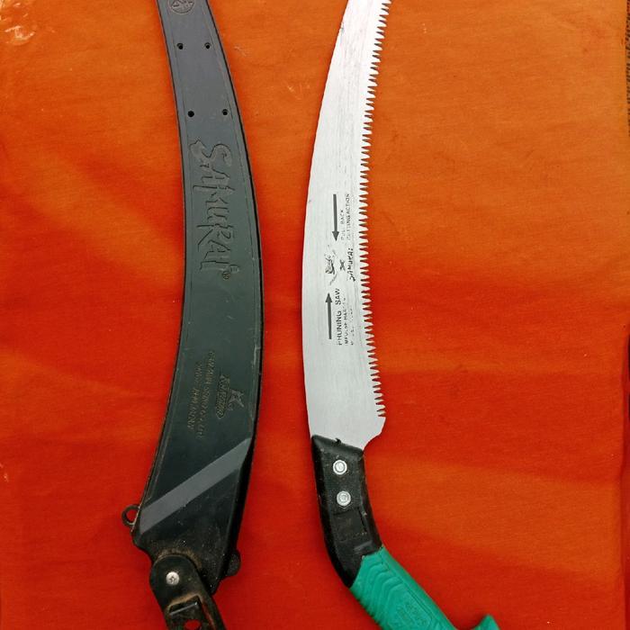 Gergaji Ranting Kayu pohon Kopi Samurai Asli