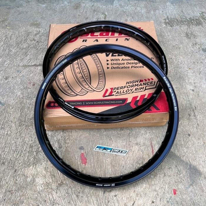Velg / Pelk Scarlet Wr Shape Hitam 160 - 185 Ring 17 & 18