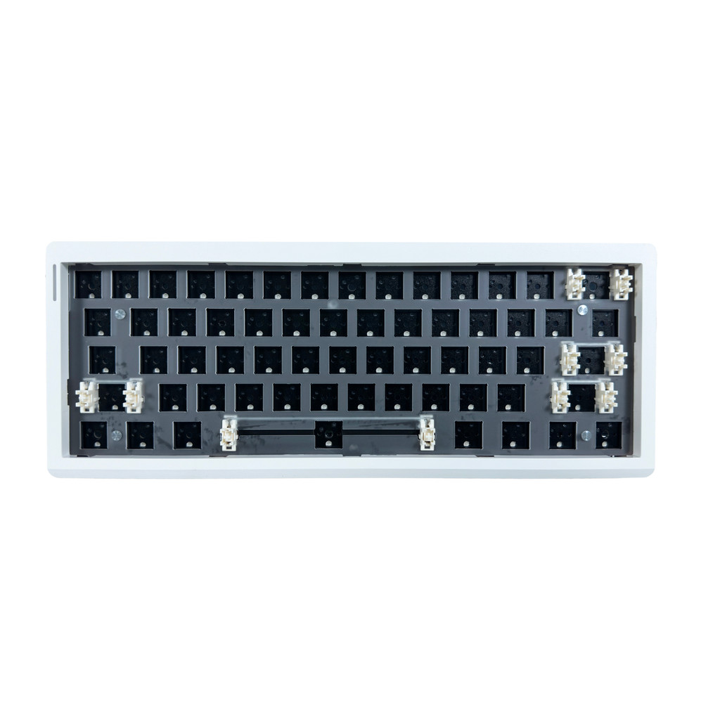 STOK TERBATAS  ZUOYA Gmk61 Mechanical Keyboard Kit Hot-swappable 3-mod Bluetooth 2.4G Wireless RGB B