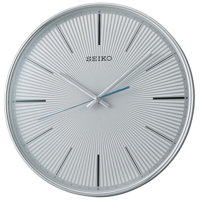 SEIKO CLOCK QXA733S QXA733 Silver Quiet Sweep Jam Dinding ORIGINAL