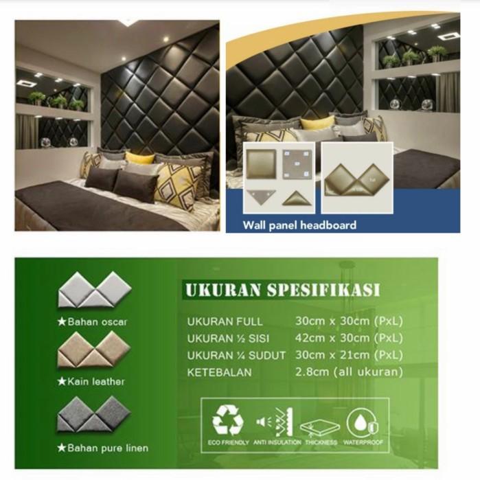 Wallpaper headboard panel sticker