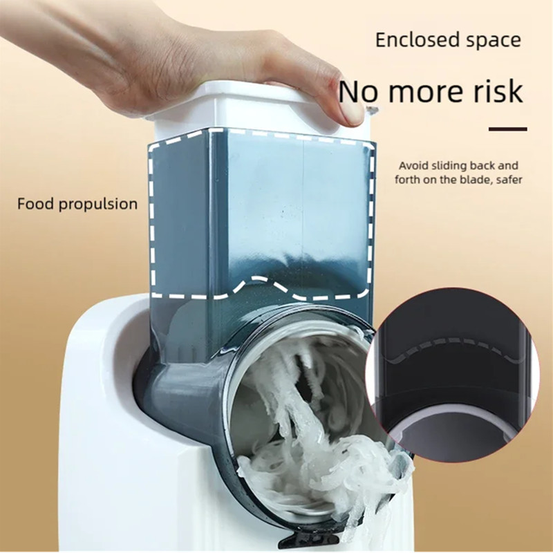 2025 New Multi-function Vegetable Cutter Household Kitchen Electric Vegetable Cutter Vegetable