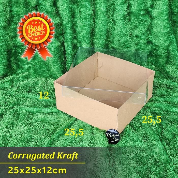 BOX MIKA - DUS KUE - KOTAK HAMPERS - KARDUS 25x25x12