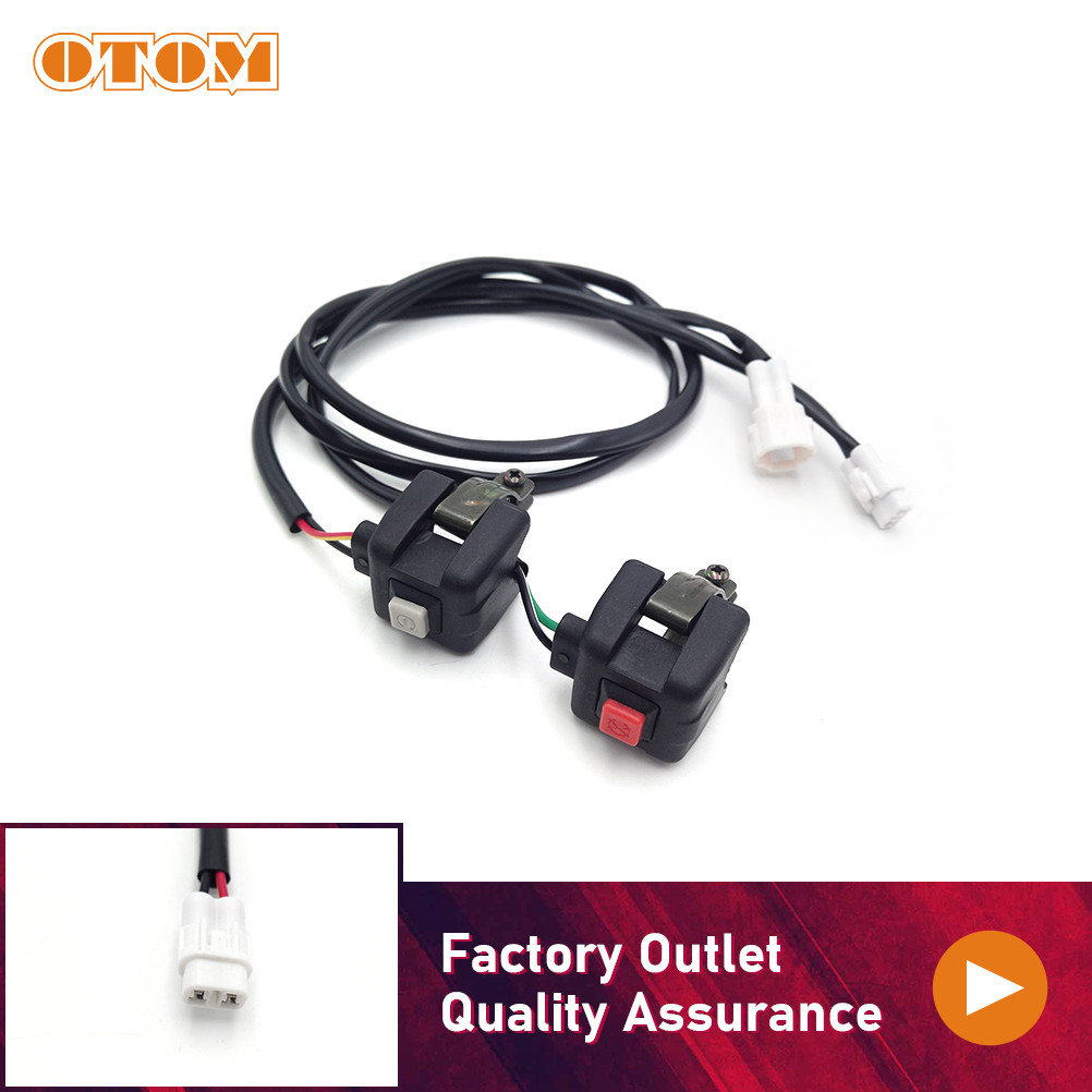 OTOM Universal Switch ATV Motor Dual Sport Dirt Quad Mulai Tanduk Membunuh Berhenti Tombol ON/OFF un