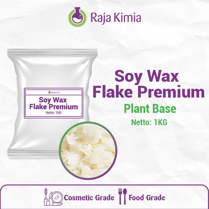 Soy Wax Flake Premium / Wax Kedelai / Bahan Lilin - 1 KG