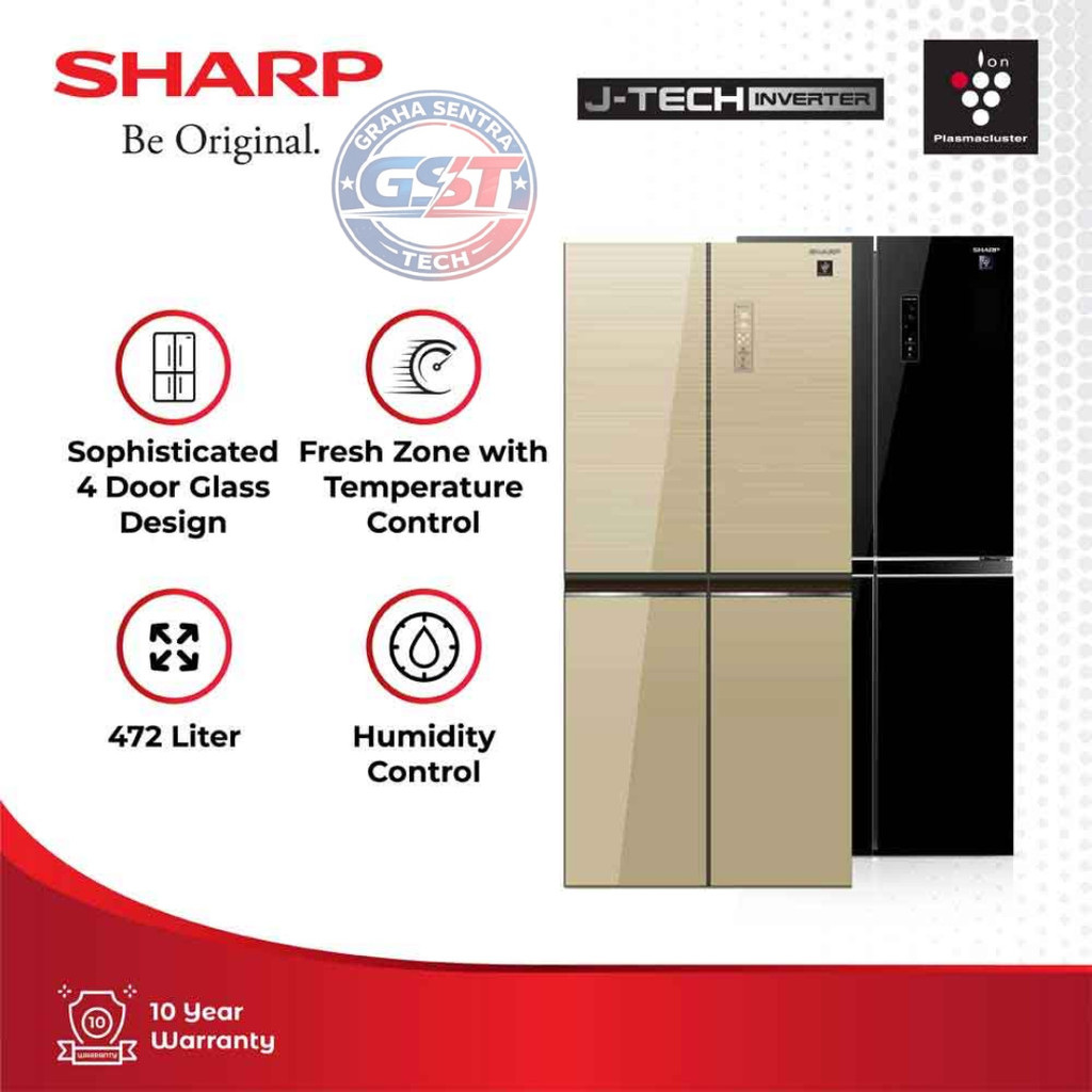 SHARP KULKAS SIDE BY SIDE SJ-IF51PG-CG/BK