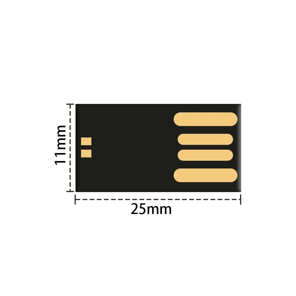 Pendrive 10-100 PCS Wholesale 2.0 USB Long Board U Disk Semi-Finished Chip 1GB 2GB 4GB 8GB 16GB 32GB