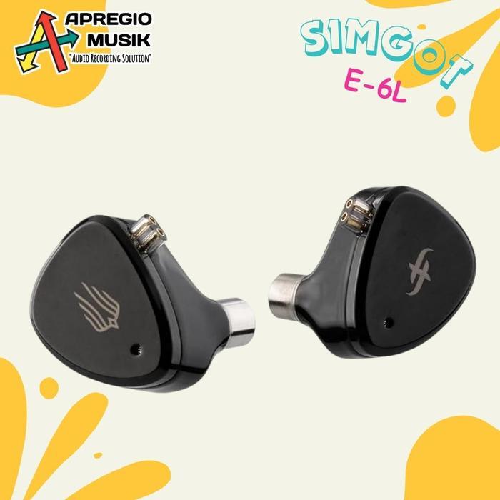 Simgot Em6L Em 6L 1Dd+4Ba Hybrid Earphone In Ear Monitor Terbaik