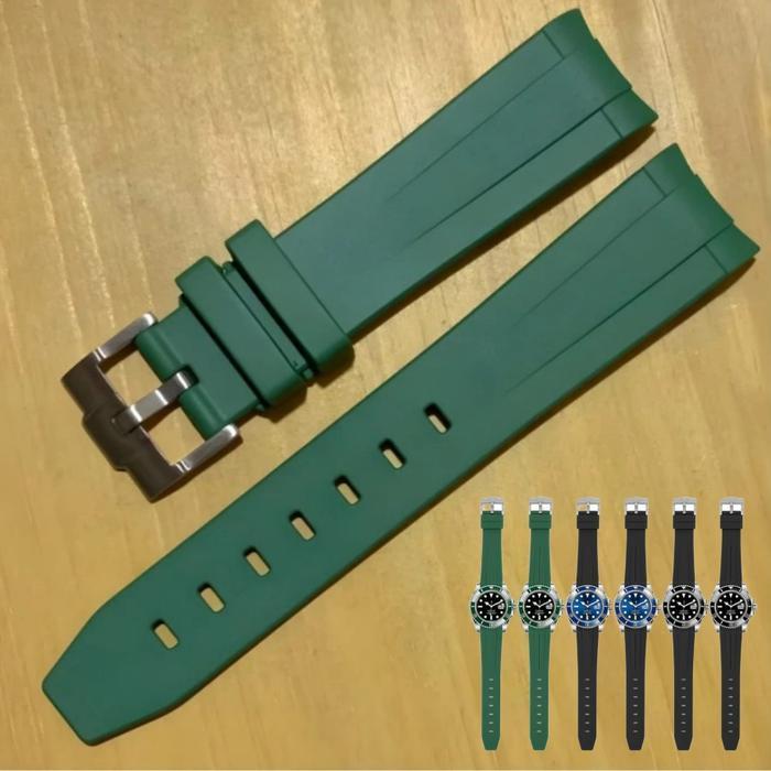 Tali Jam Tangan 21 MM Replacement Strap Rubber Submarine 8066