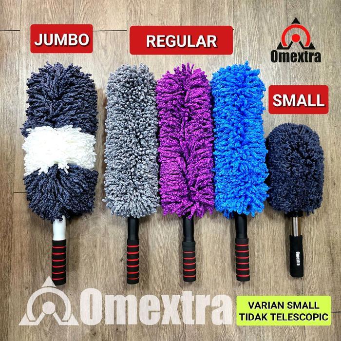 Omextra CarHome Microfiber Duster Telescopic Kemoceng Microfiber Mobil Kemoceng Jumbo Kemoceng Mini