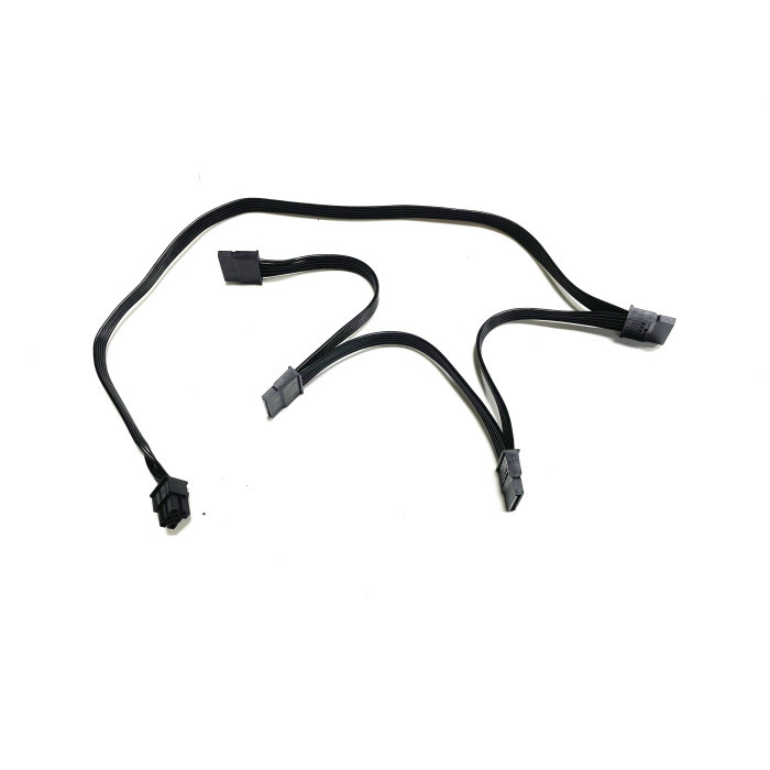 NEW 6Pin Male 1 to 4 SATA Modular Power Supply Adapter Cable For OCZ - ModXStream Pro 600W 80+