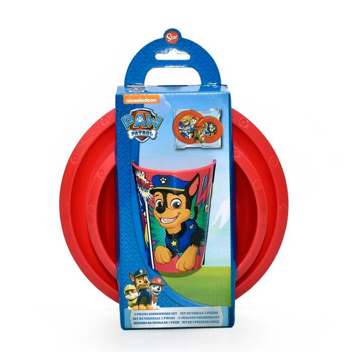 PAW PATROL Perlengkapan Makan Anak 3 Pcs Easy Set Paw Patrol Comic