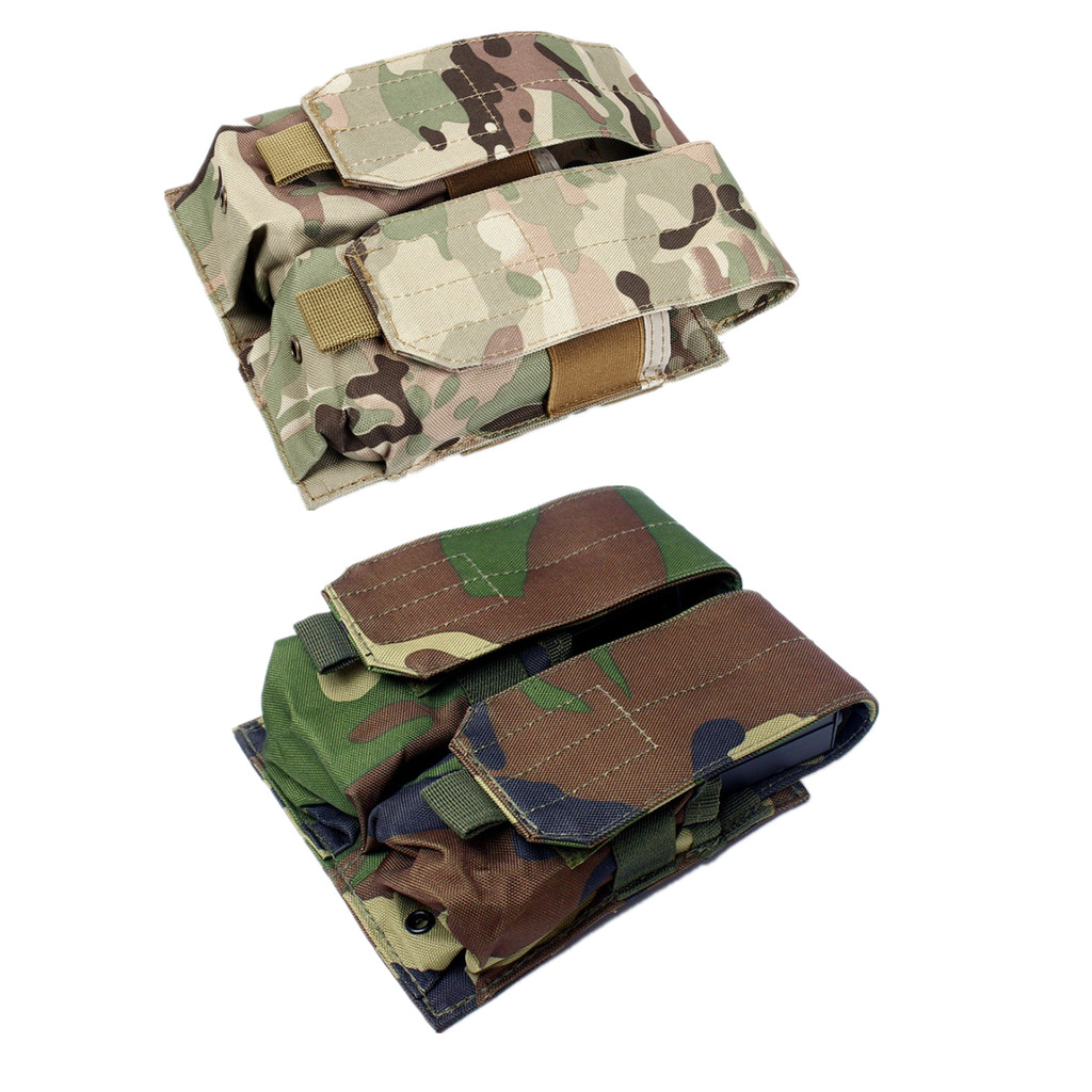 M4/M16 5.56 .223 Double Tactical Magazine Pouches Molle Double Stack Rifle Magazine Carriers