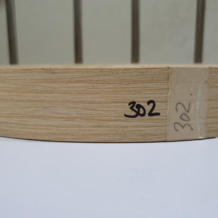 Taco Edging Hpl 302 TEBAL 2mm x LEBAR 42mm Serat Urat Kayu Woodgrain .
