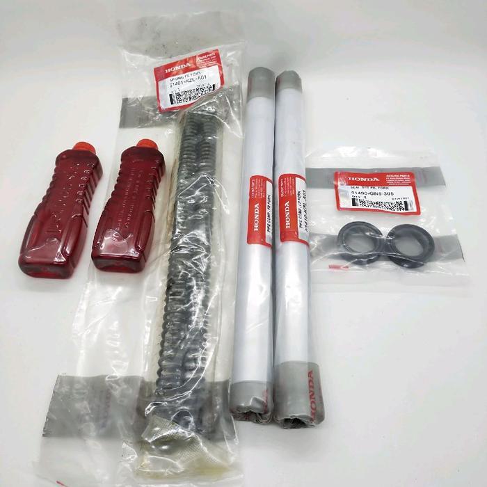 TERLARIS (KZL) PAKET AS SHOCK DEPAN + SEAL + OIL + PER HONDA - VARIO 110 FI / VARIO 125 / VARIO 150