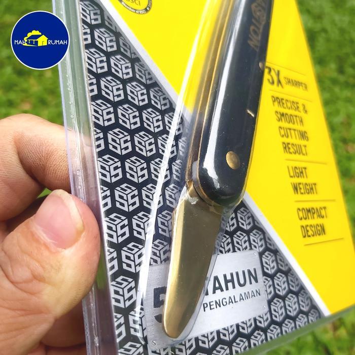 "New" PISAU OKULASI Stek Grafting Knife Lipat Saku - HASSTON PROHEX