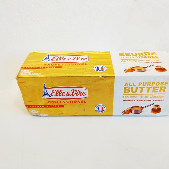 Elle Vire unsalted butter 2,5kg pasti promo