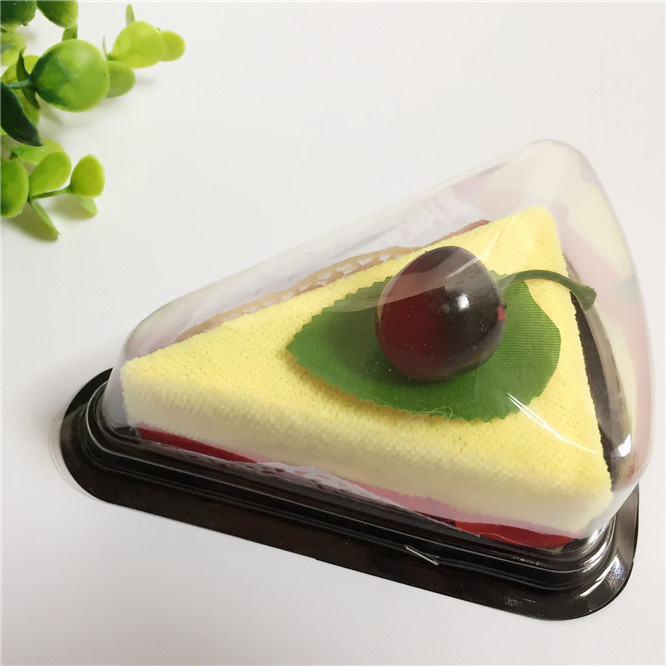 10pcs 20x20cm Cake shape Packing Towel Mini Cake Towel Cotton Kids Hand Towel Wedding Party Gifts De