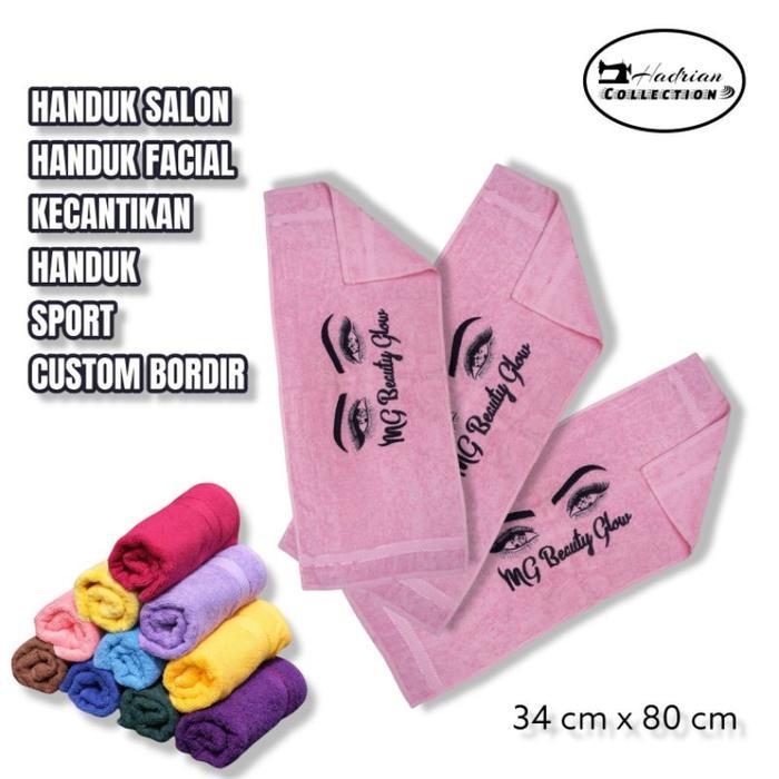 Handuk Salon, Handuk Olahraga, Handuk Facial, Handuk Rambut, Handuk Hotel, Custom Bordir Nama Dan