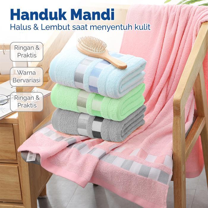 H12-N Handuk Mandi Halus & Lembut Loyalbosque - Handuk Mandi Cotton Ukuran 140 X 70Cm - Handuk