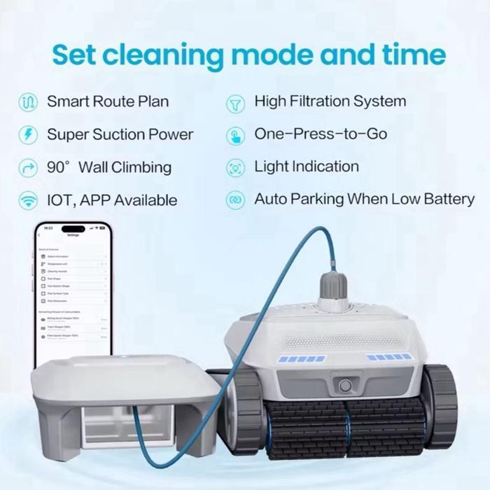 VACUM CORDLESS ROBOTIC POOL CLEANER KOLAM RENANG MESIN VACUUM ROBOT PEMBERSIH KOLAM RENANG AIRROBO