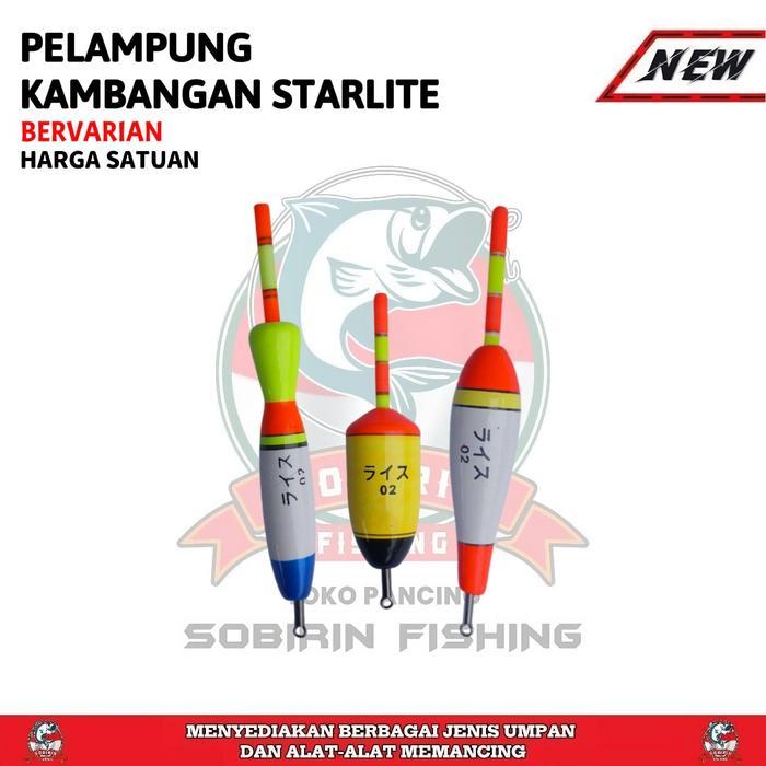Pelampung pancing kambangan kayu starlite - pelampung anti badai