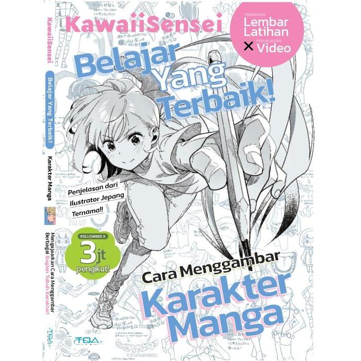 Belajar Yang Terbaik  Cara menggambar Karakter Manga - Kawaii Sensei How to Draw Anatomy Tutorial