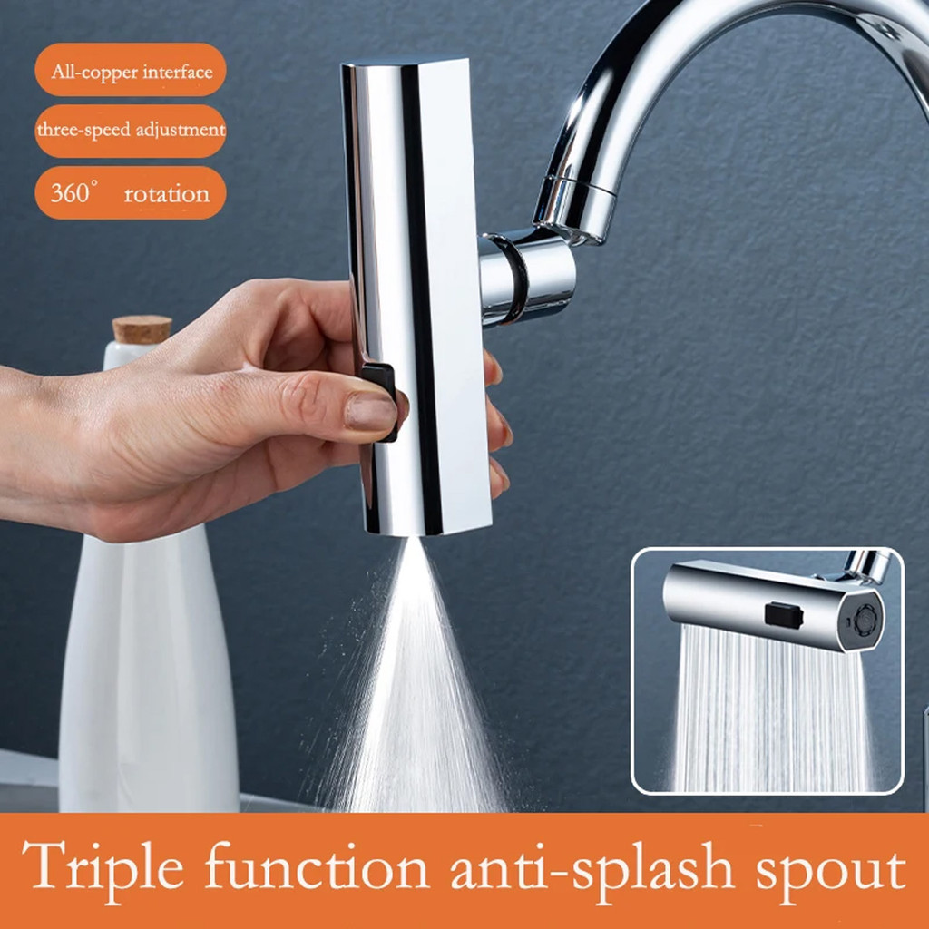 Kitchen Faucet Waterfall Stream Sprayer Head Sprayer Filter Diffuser Water Saving Nozzle Faucet