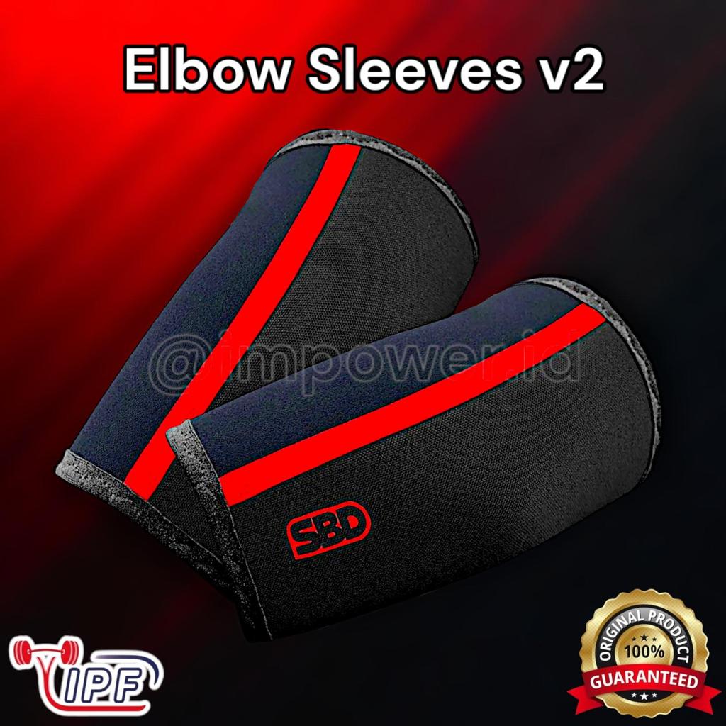 SBD Classic Elbow Sleeves 5mm for Strongman Strongmen Support Chest Shoulder Military Overhead OHP B