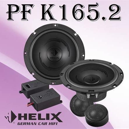 Speaker Split 2-Way 6.5 Inch HELIX PURE F Series PF K165.2 GERMAN CAR HIFI