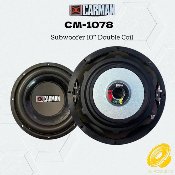 Subwoofer 10 inch double coil Carman 1078