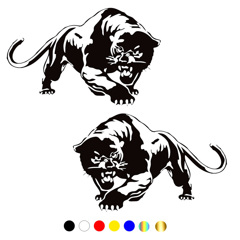 CS-733#15*23.6cm black Panther funny car sticker vinyl decal  for auto car stickers styling car deco