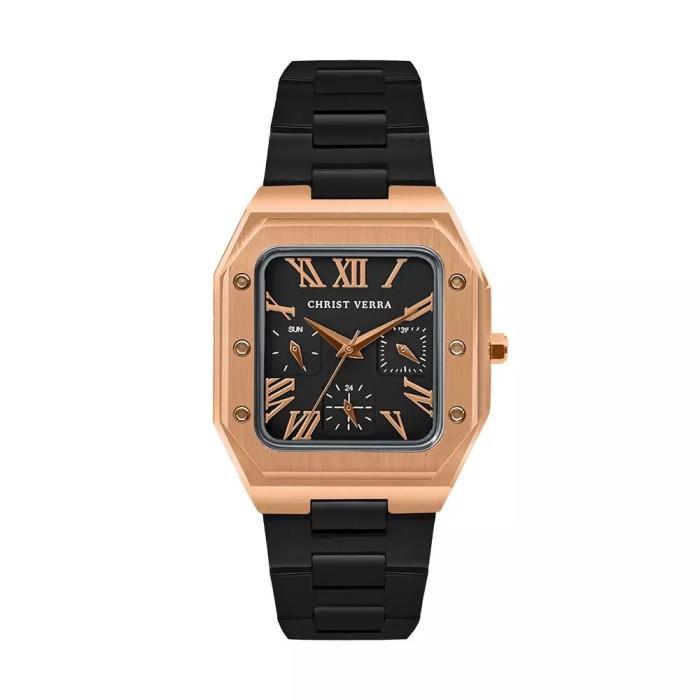 Jam Tangan CHRIST VERRA CHRIST VERRA Wanita Original CV 921790L-18 BLK