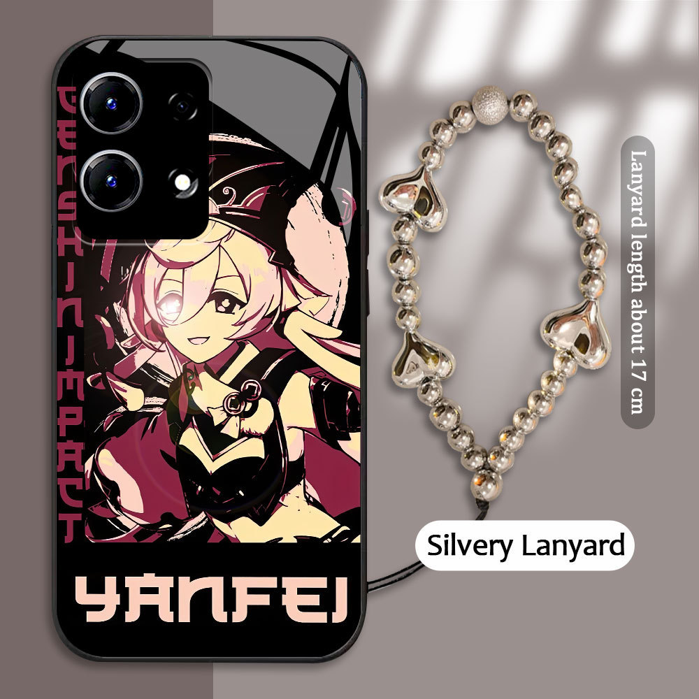 For Xiaomi Redmi Note 10 11 12 13 Pro Max PLUS Lite 10S 11S 10T 5G 4G Casing Handphone  Genshin Impa