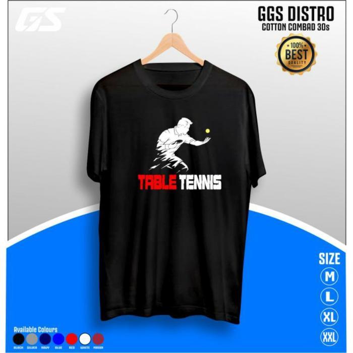 JK_WI01 Kaos tenis meja pingpong katun/seragam tenis meja